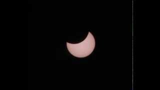 preview picture of video 'Eclissi di sole - 20 marzo 2015 vista da Campo Calabro (RC)'