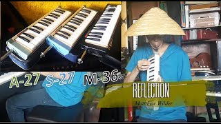 Video thumbnail for 3 suzuki melodions comparison A-27, S-27 y M-36 Vintage Mi reflejo / Reflexion Mulan by Melodica Gallery