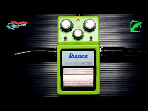 Ibanez SD9M Sonic Distortion Mod - demo, reamping test