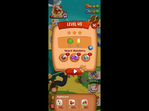Angry Birds Blast Level 49