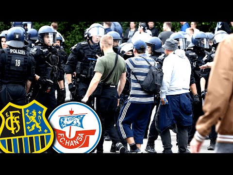 Ärger mit Polizei & Co.! (Elversberg - Hansa Rostock 1:2)