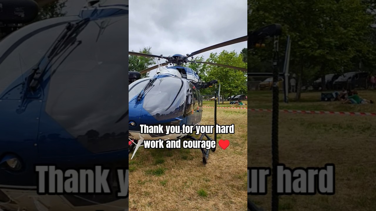 Thank you for your hard work and courage ♥️ # Police helicopter 🚁 # shorts