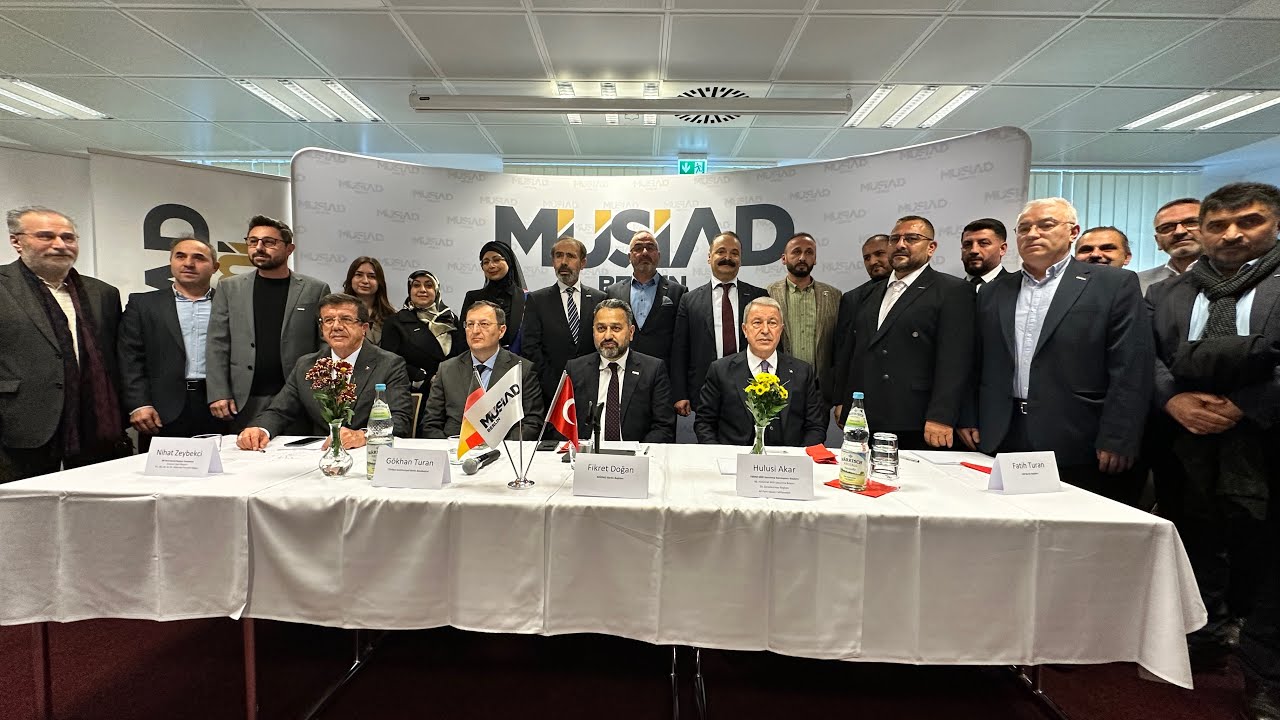 MÜSİAD Berlin’de ekonomi ve diplomasi buluşması: Akar, Zeybekci ve Turan bir arada