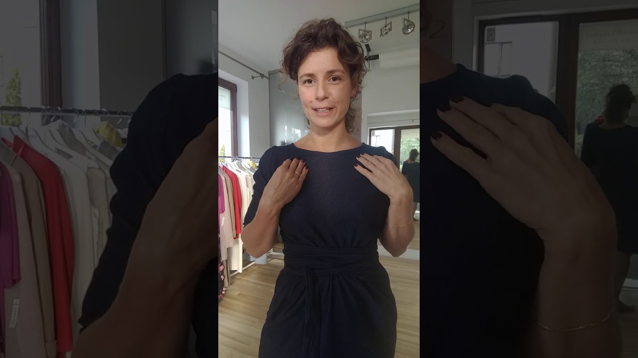 Watch Jeansowa dzianina - sukienka wiązana i sukienka z golfem - projektantka pokazuje sukienki. now Jeansowa dzianina - sukienka wiązana i sukienka z golfem - projektantka pokazuje sukienki.