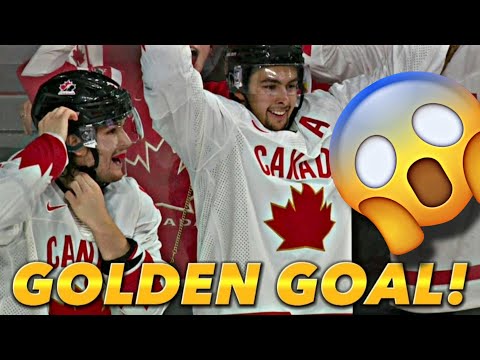 DYLAN GUENTHER GOLDEN GOAL FOR TEAM CANADA!