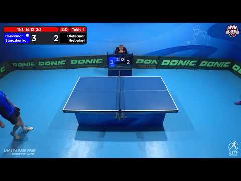 11:30 Oleksandr Storozhenko 3-0  Oleksandr Hrebelnyi West 1 WIN CUP 06.11.2022 | TABLE TENNIS WINCUP