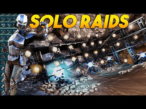SOLO Raiding 3 Broken Bases For Insane Loot - ARK