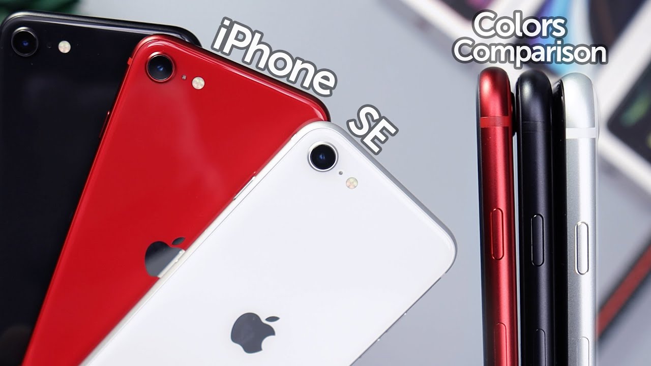 iPhone SE: All Colors In-Depth Comparison! Which is Best?