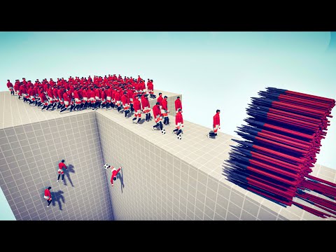 100x RONALDO vs EVERY GOD - Totally Accurate Battle Simulator TABS