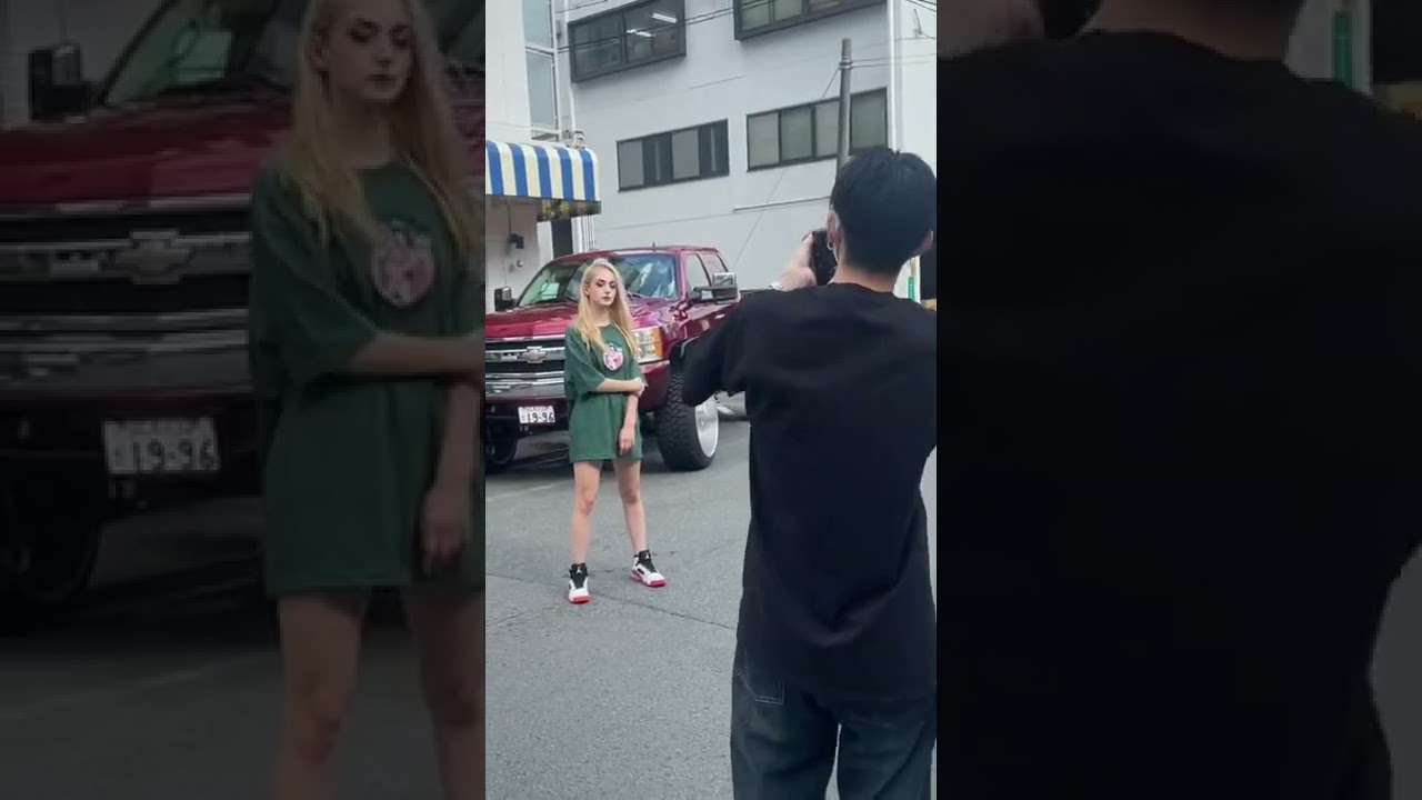 ウチのモデル撮影の風景【国際カップル】#shorts