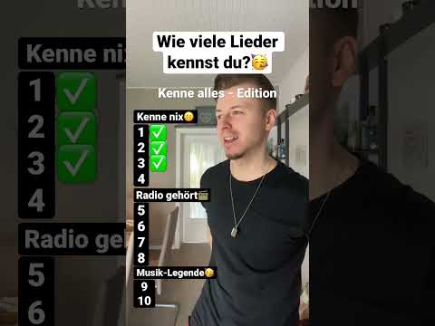 Wie viele Lieder kennst du?🥳 wer kennt alle!?