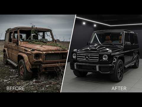 Abandoned G63 AMG Restored to Perfection – From Scrap to Showroom