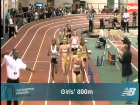 Girls 800m Heat 4 - New Balance Indoor Nationals 2011