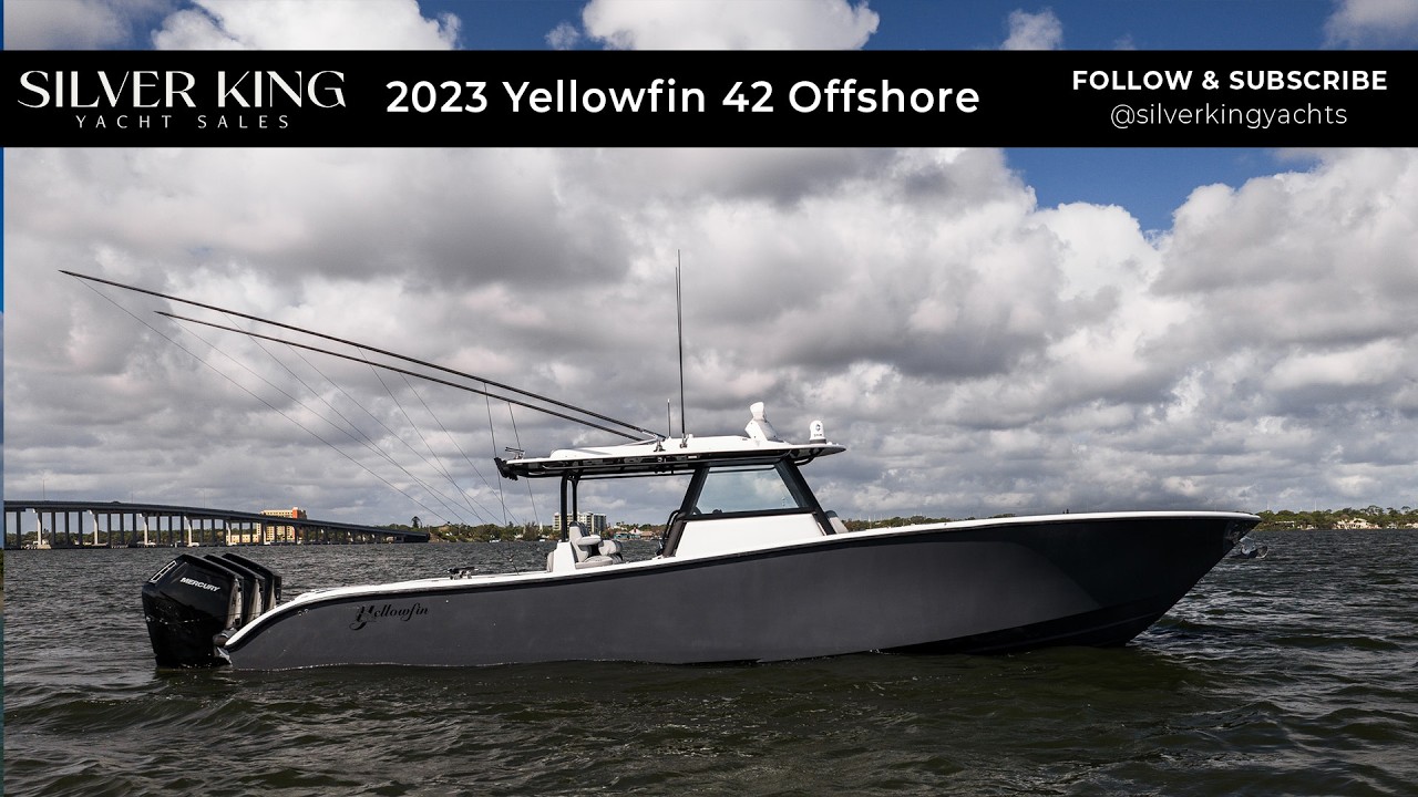 Hot Rod 2023 Yellowfin 42 for sale in Melbourne, Florida by Silver King Yachts