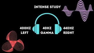 40Hz Gamma Binaural Beats – Intense Study to Increase Focus and Productivity