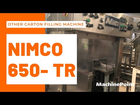 NIMCO 650- TR Other carton filling machine | NIMCO Machines