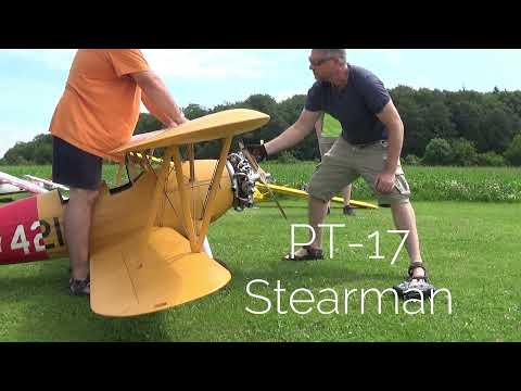 BIG RC PT-17 STEARMAN (Freundschaftsfliegen Wehrheim 2021)