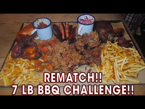 7lb Breaking Badass BBQ Challenge REMATCH!! Video