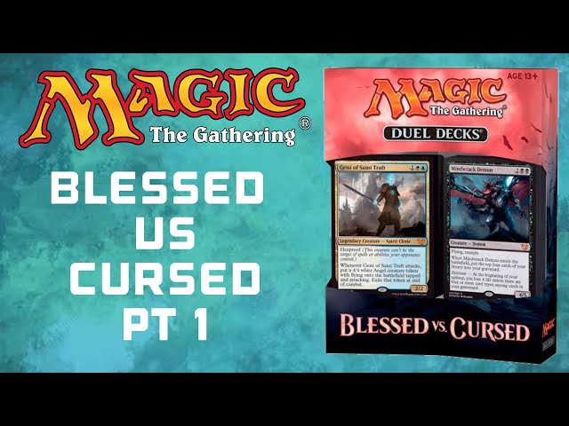 Vídeo relacionado con Magic The Gathering MTG Duel Decks: Blessed vs Cursed - Pre-Order Ships February 26 by