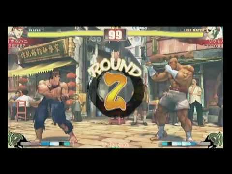 SF4:Honey (Ry) vs Rikuson (Sa) - a-cho Casual Matches - 19-09-2009