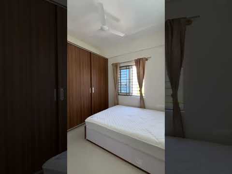Video thumbnail for F501: Fully Furnished 1BHK Flat for rent in Whitefield | Kots Neuf