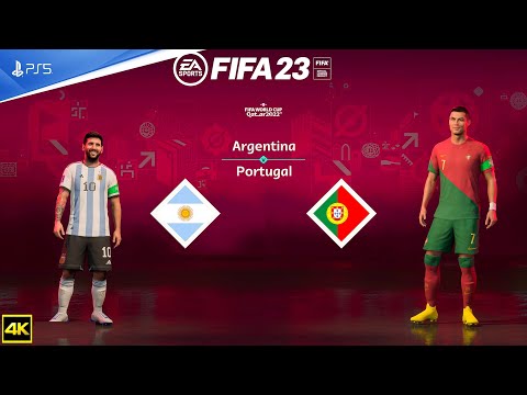 FIFA 23 - Argentina Vs Portugal-  FIFA World Cup Final Qatar | PS5™ [4K ] Next Gen