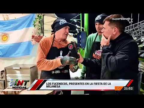Los Fucenecos, presentes en la Fiesta de la Milanesa en Monte Caseros.