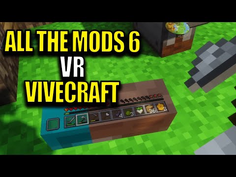 ViveCraft VR Minecraft All The Mods 6 Modpack Ep 4 - VR Vivecraft