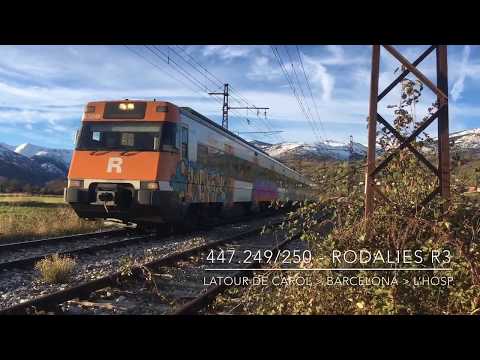 El tren de Rodalies (s-447) por Puigcerdà