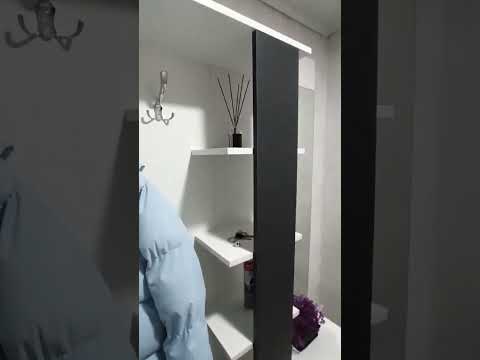 Шкаф Вита-1 (белый/ антрацит)