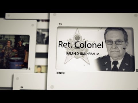Kansas National Guard Hall of Fame Inductee 2015- Colonel Ralph Runnebaum