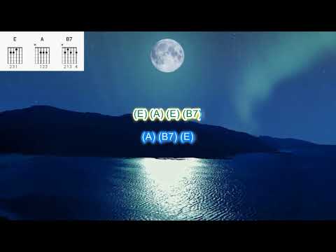 Singing the Blues by Guy Mitchell play along with scrolling guitar chords and lyrics