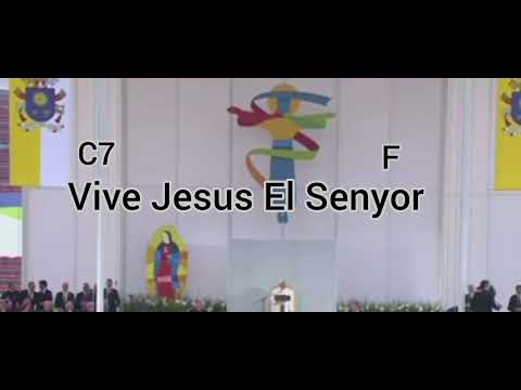 Vive Jesus El Señor with lyrics and chords |key of F |1:30