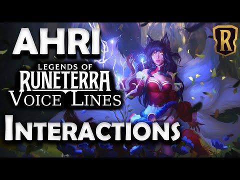 Ahri - All Voice Lines  | Legends of Runeterra Voice Lines