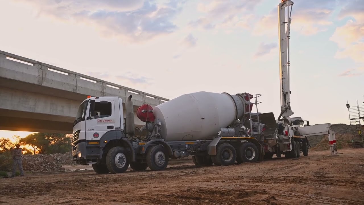 City Concrete Swakopmund Bridge pour