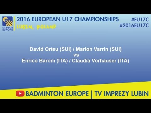 #2016EU17C Lubin - David Orteu & Marion Varrin VS Enrico Baroni & Claudia Vorhauser