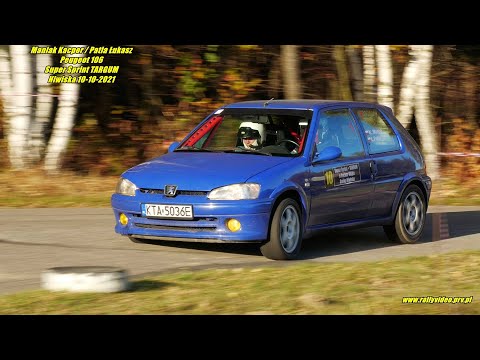 Maniak Kacper / Patla Łukasz - Peugeot 106 - Super Sprint TARGUM Niwiska 10-10-2021
