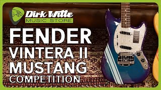 Video thumbnail for Dirk Witte - Fender Vintera II Competition Mustang Burgundy by Dirk Witte Music Store