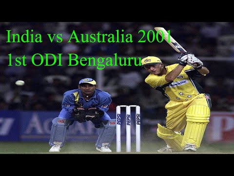 India vs Australia 2001 1st ODI Bengaluru