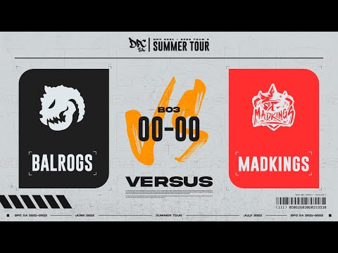 Balrogs vs Mad Kings | Game 1 | SA DPC Division 2 | Dktruman & Ace