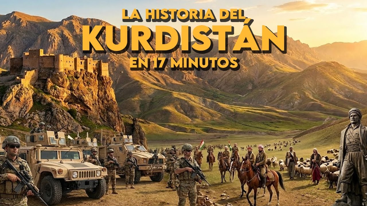 ✅ ¿Qué es el KURDISTÁN? RESUMEN de la HISTORIA y el conflicto kurdo en 15 minutos