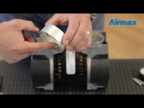Airmax SilentAir RP33 (1/3 HP, 82R) Piston Compressor Maintenance Kit Installation