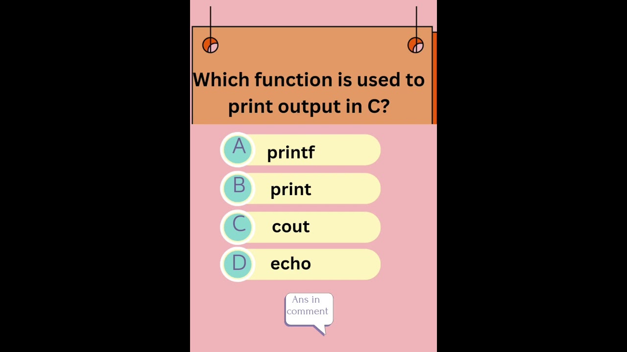 C Programming Quiz |Questions for Beginners c++