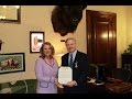 Senator John Hoeven Receives USAF Distinguished Public Service Award