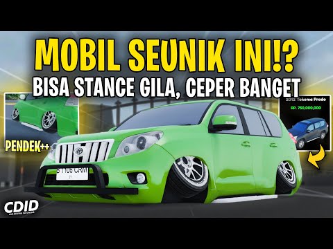 MOBIL UNIK PALING KEREN DI CDID ! MODIF PENDEK BANGET - Car Driving Indonesia Update V1.5