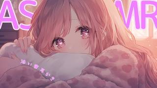 【ASMR/黒3Dio】お耳とお胸でぴったりくっつき添い寝💗【高音質/音圧/EarCleaning/kiss/힐링/掏耳朵/massage】
