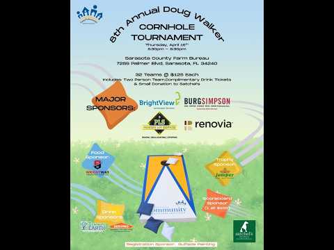 8th Annual Doug Walker Cornhole Tournament brought to you by CAI West FL Chapter Young Professionals