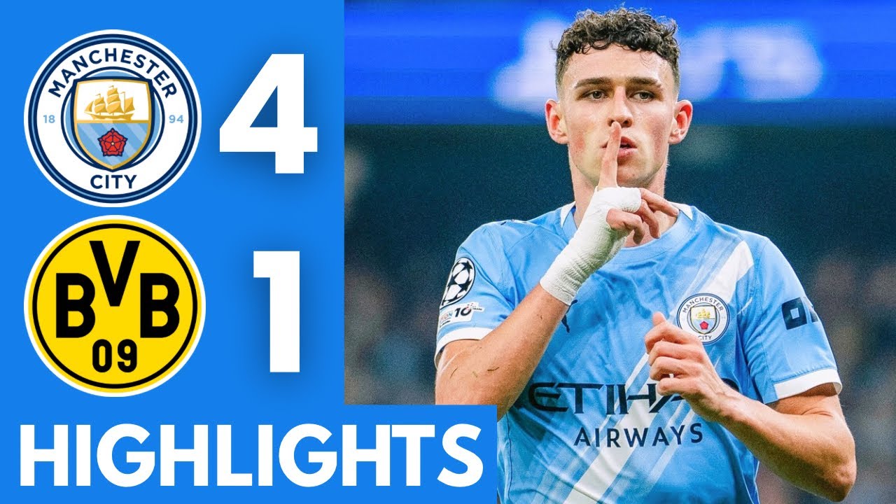 Manchester City vs Dortmund Match Summary