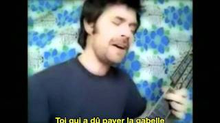 Francart sings Saturne by Georges Brassens French & English Subtitles