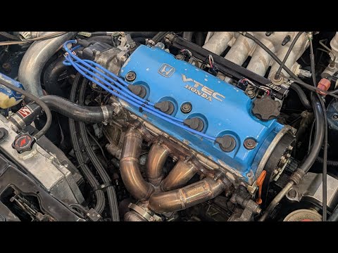 Über 360 PS starker, turbogeladener D16-Motor. Honda Civic Flex Fuel Tuning mit Hondata s300.